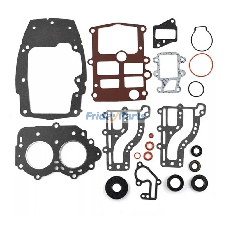 Kit de juntas de culata Power Head 6E7-W0001-A1 para motores fueraborda Yamaha de 15 HP, 15ELHS, 15ESHS, 15MSHT, 9,9 HP, 9,9ELHS, 9,9MLHS y 9,9MSHT.