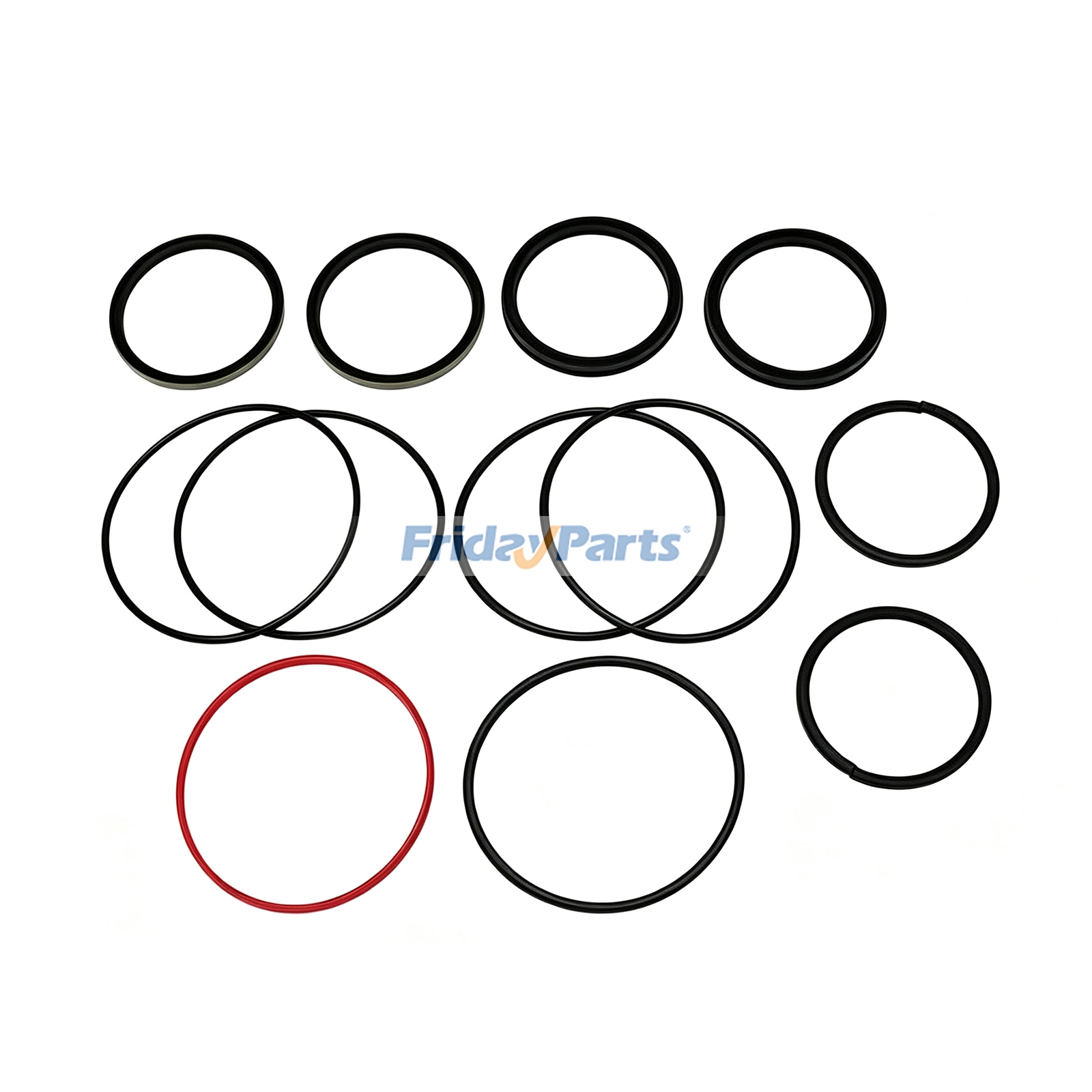 Power Steering Cylinder Seal Kit 1302759 for Hyster Forklift H70XL H80XL H100XL H110XL H3.50XL H4.50XL H5.00XL H90XLS Premium Quality with 3-Year Warranty