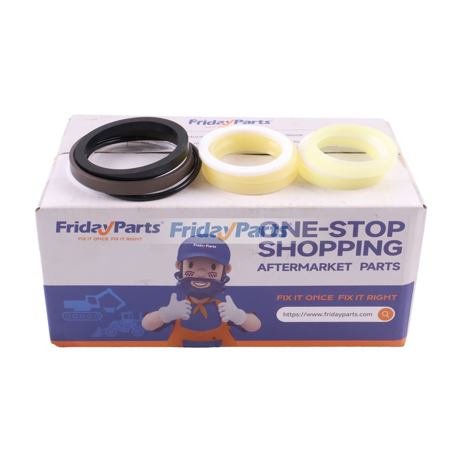 コマツフォークリフトFD10-18-20 FB15/18-12 FB20A-12 FG10-18-20用パワーステアリングシリンダーシールキット30A-64-05010