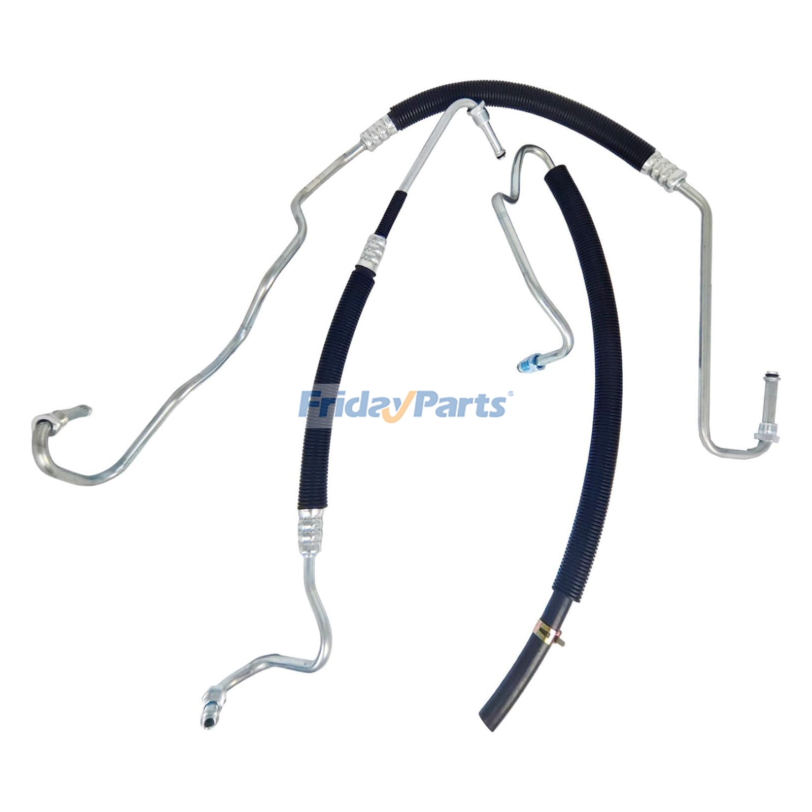 Power Steering Hose Pressure Line Kit 3401260 3401271 3401941 for Chevy Silverado 2500HD 6.6L Turbo 2001-2006