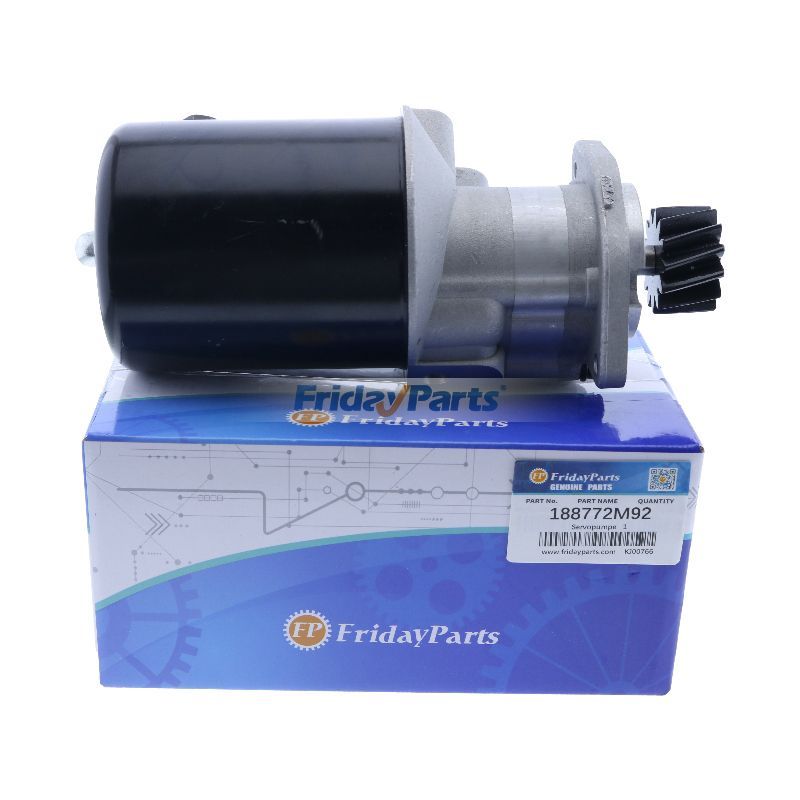 13T Power Steering Pump 188772M92 for Massey Ferguson 30 40 50 65 165 50A 255 265 3165 203 204 302 304 356