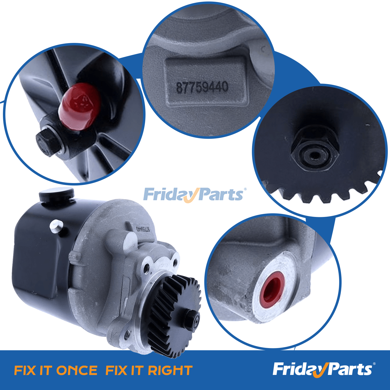  Power Steering Pump For New Holland