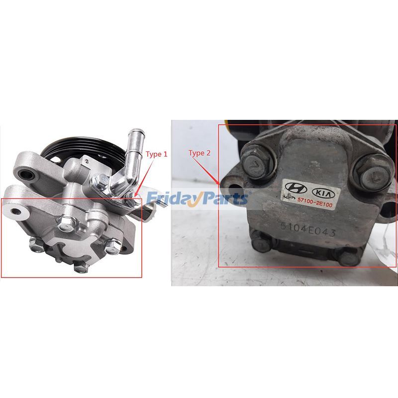 Bomba de dirección asistida 57100-2D101 57100-2E100 21-5449 para Hyundai Tucson Kia Sportage 2005-2010 Para HYUNDAI,Para Kia