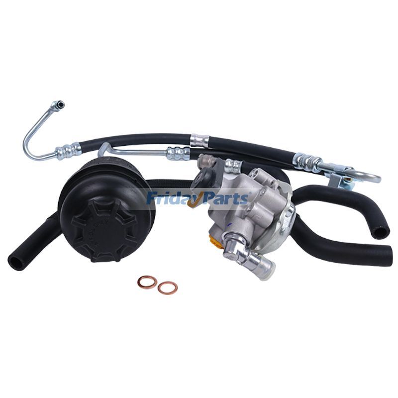  Power Steering Pump & Hoses & Reservoir With Cap 2001-2006 For BMW