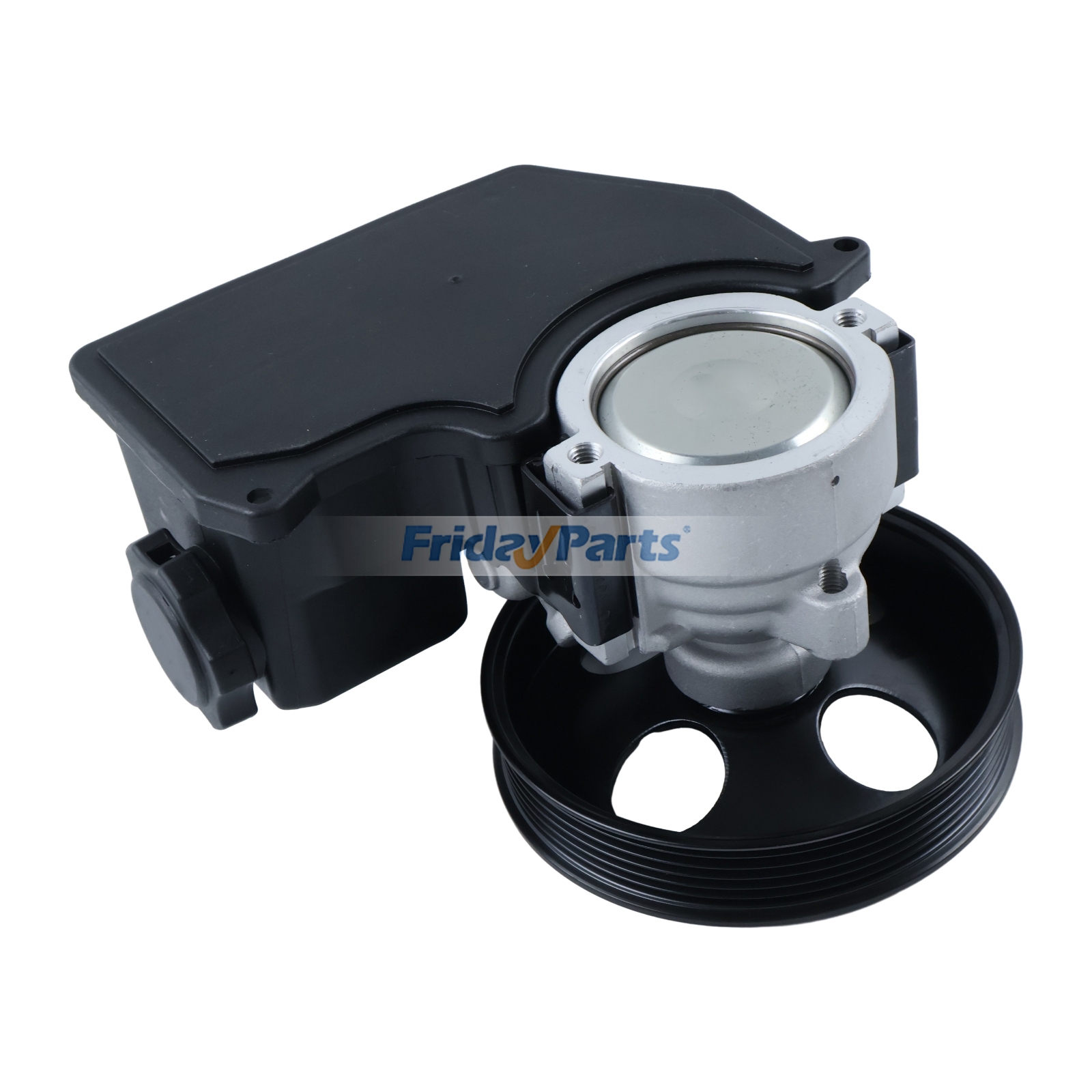Vehicle Power Steering Pump With Pulley & Reservoir
