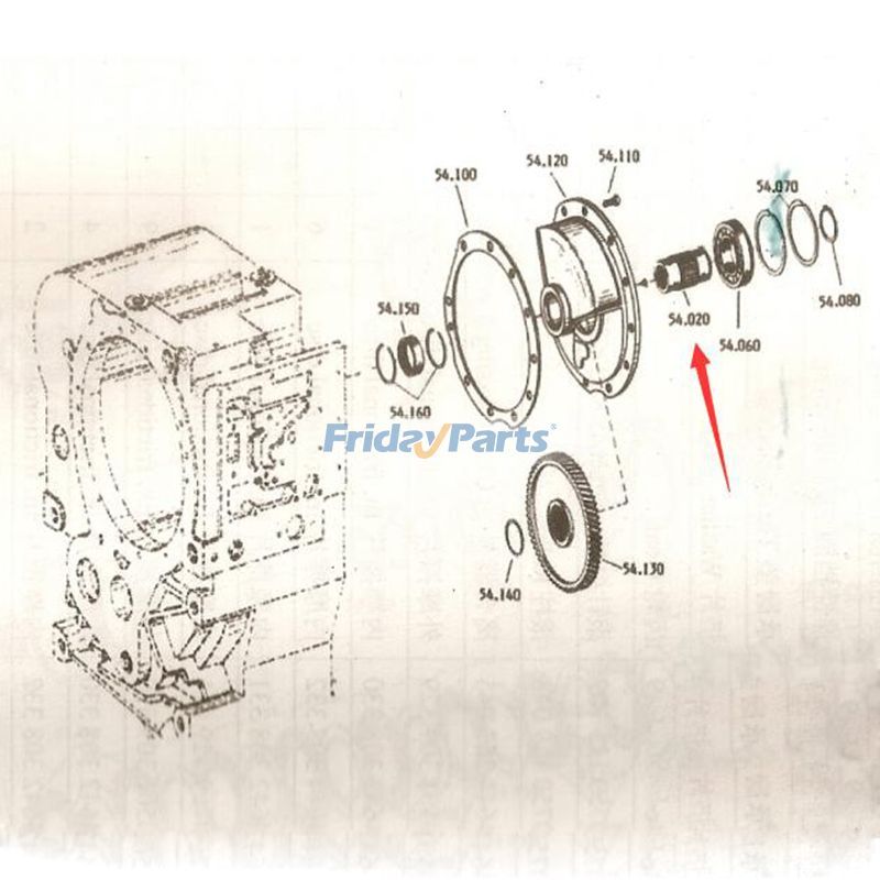 Arbre de prise de force Transmission Boîte de vitessespour Tracteur,Autres Équipements de Construction