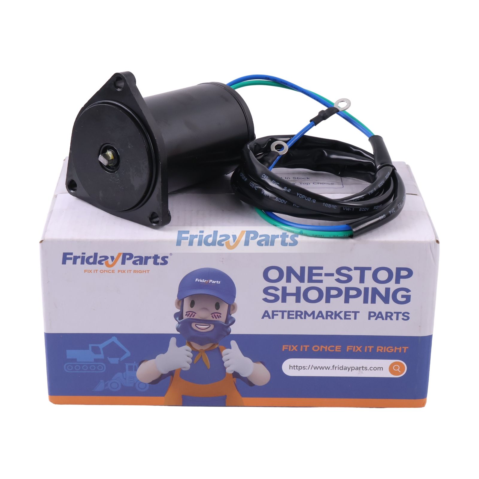 Motor de inclinación y ajuste eléctrico 6H1-43880-02 para motores fueraborda Yamaha de 50 a 90 HP 92 93 94 95