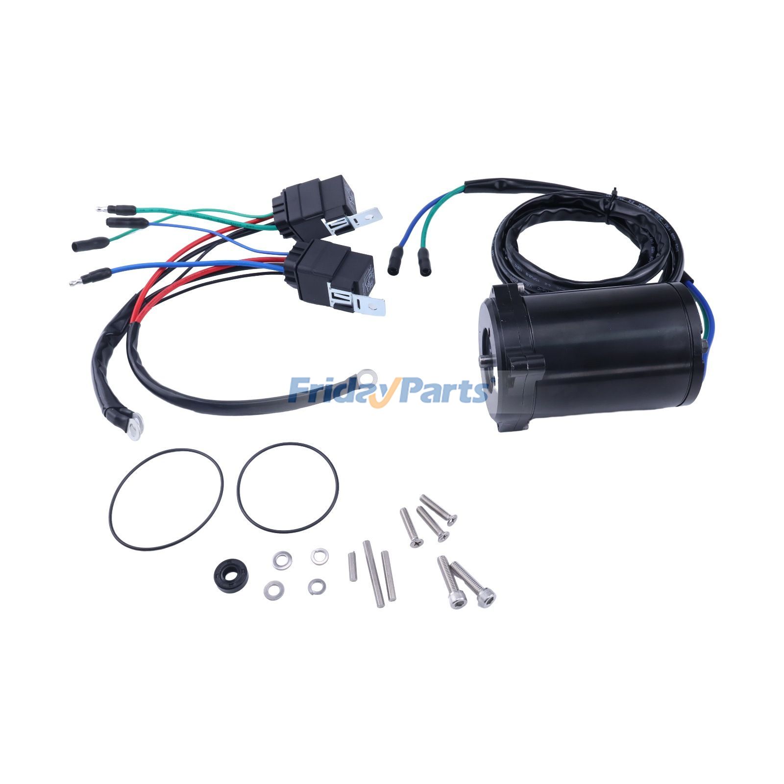 Motor de inclinación y trimado eléctrico TRM0042 para motores fueraborda Mercury de 35-220 HP (1985-1992) de FridayParts