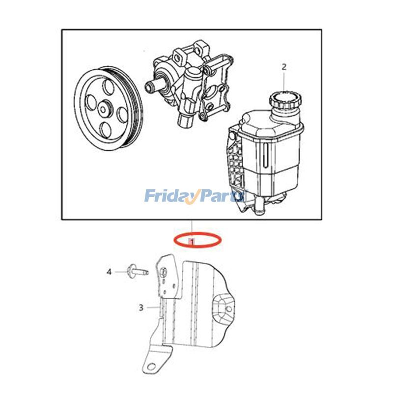 FridayParts Servolenkungspumpe