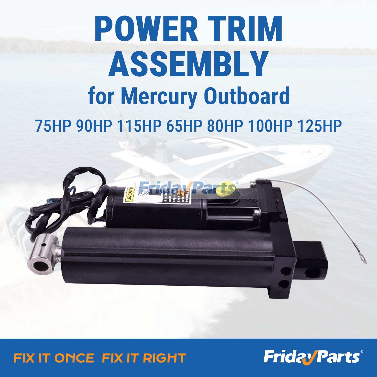 Power Trim Assembly for Engine