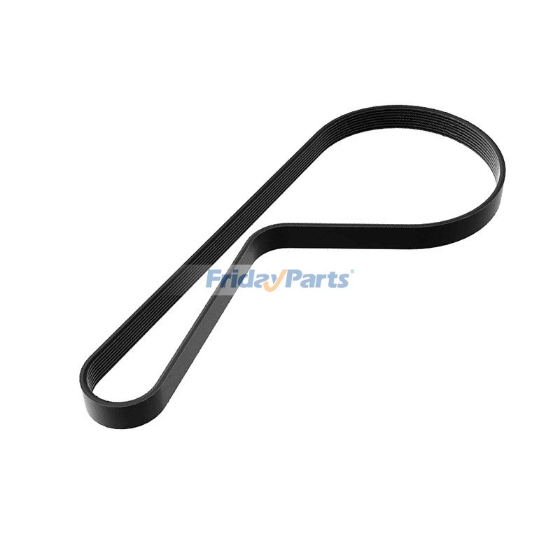 Premium 8PK 1220MM EPDM Multi-Ribbed Durable High Performance Alternator and Fan V-Belt for John Deere Engine 6068 6090 Excavator 350P 350DLC 350GLC 380GLC Replaces OEM T428691