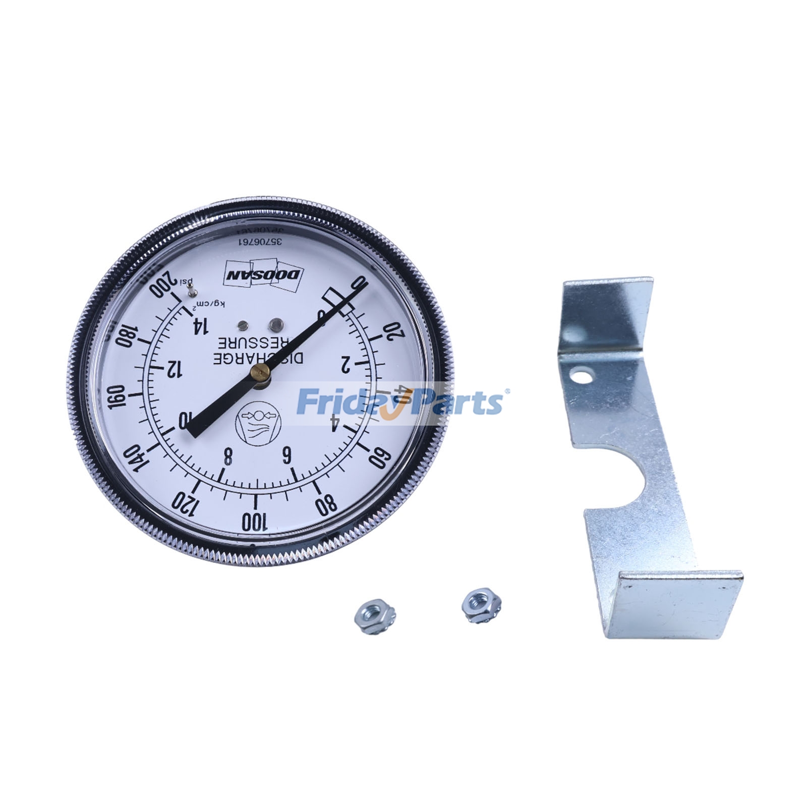 Air Compressor Discharge Pressure Gauge