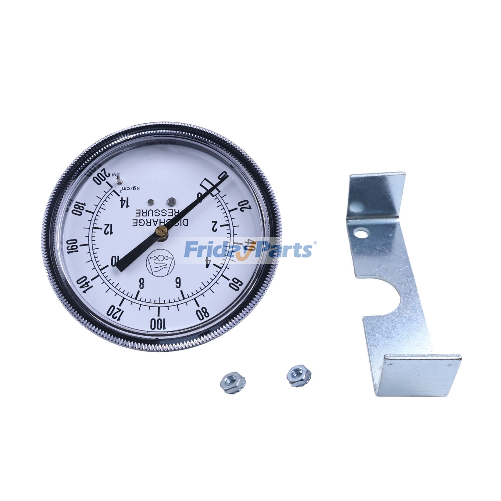 Discharge Pressure Gauge for Air Compressor