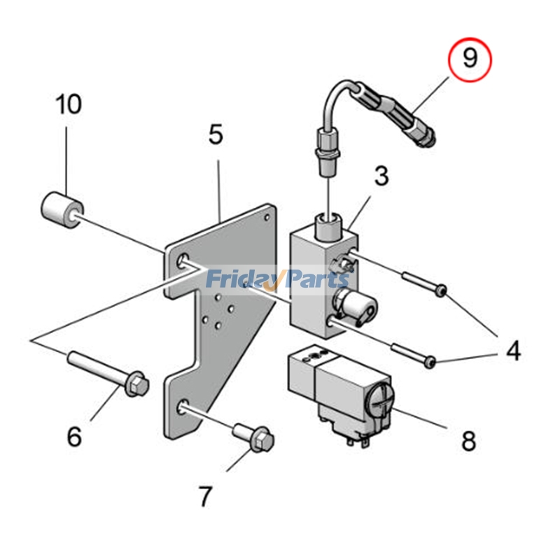 Pressure Hose for Engine