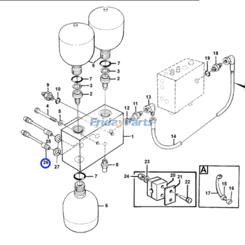 Pressure Monitor Sensor Wheel  for Loader