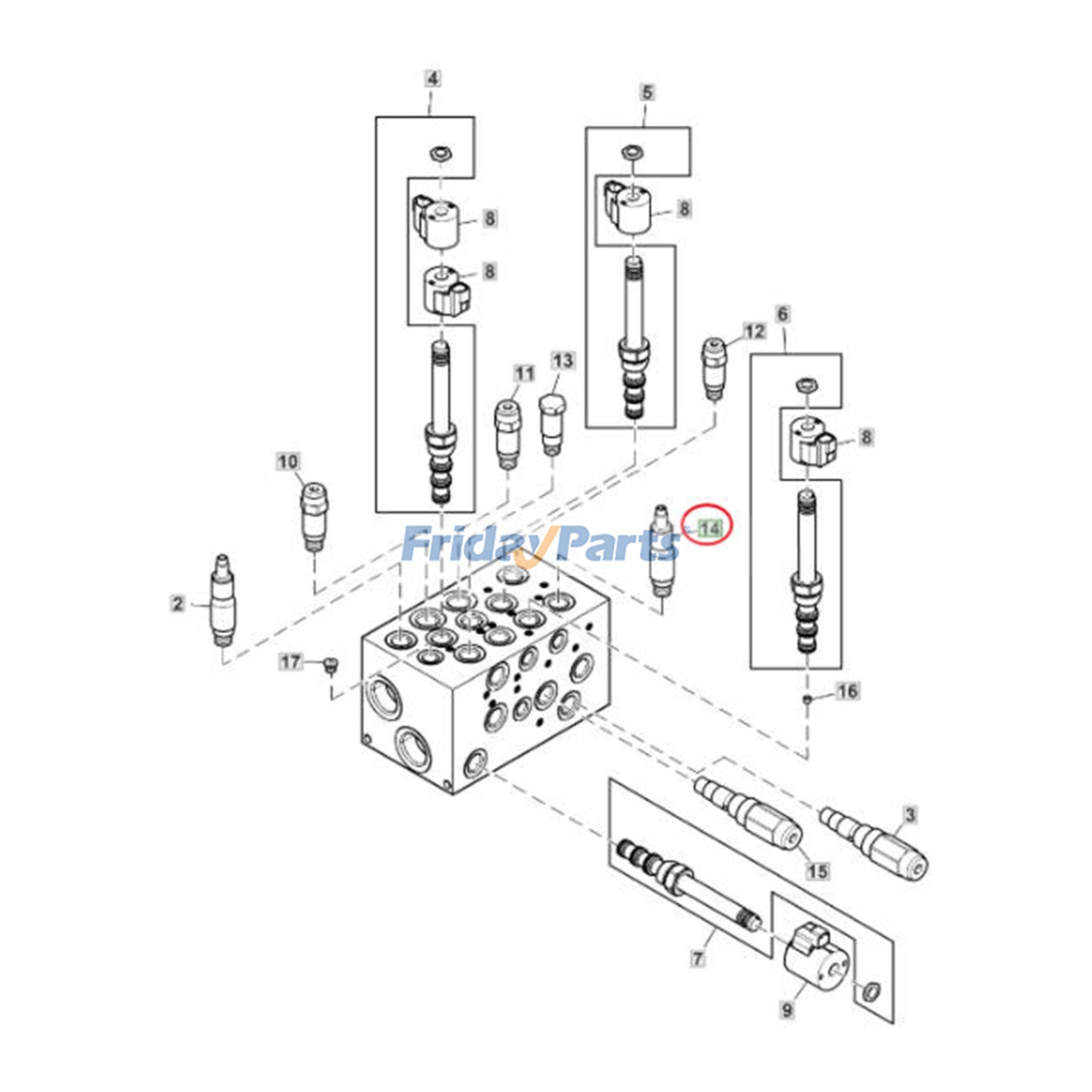 DruckminderungsventilFür Hydraforce,Für JOHN DEERE