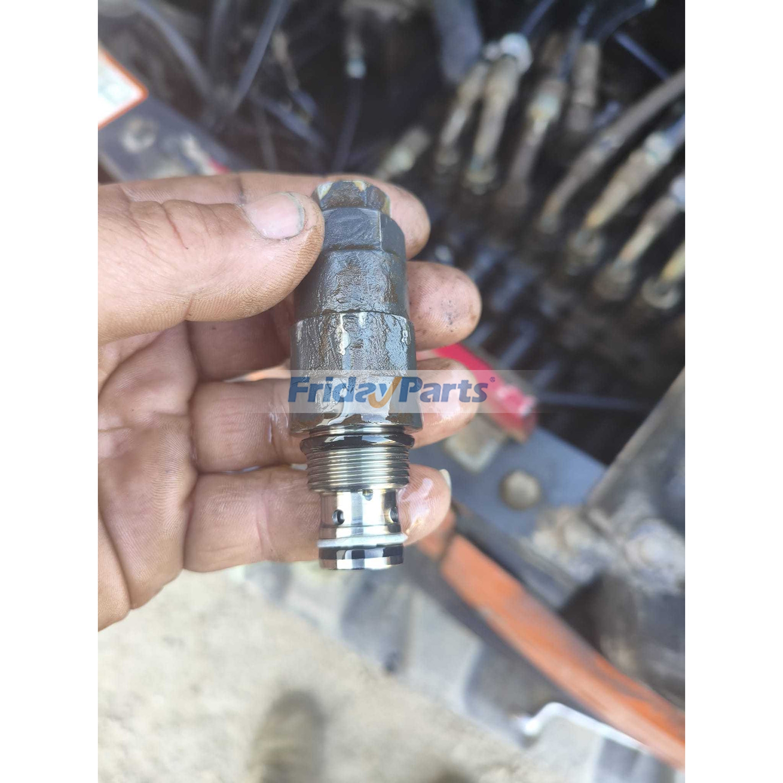 Válvula de alivio de presión 4456617 para motor Yanmar 4TNV88C 4TNV98C Excavadora John Deere 50C 50D 60G 60D 50G