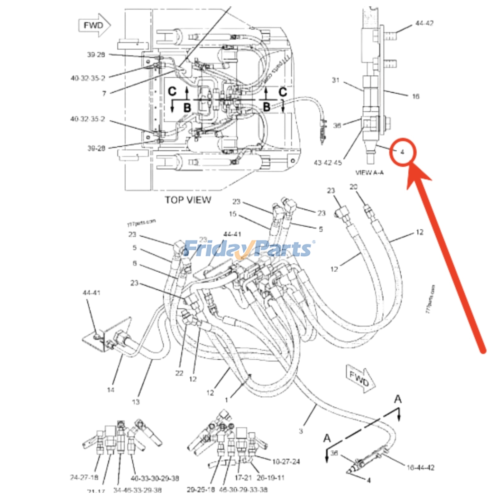 Pressure Sensor for Dozer,Engine,Loader,Motor Grader,Off-Road Truck,Skidder,Tractor