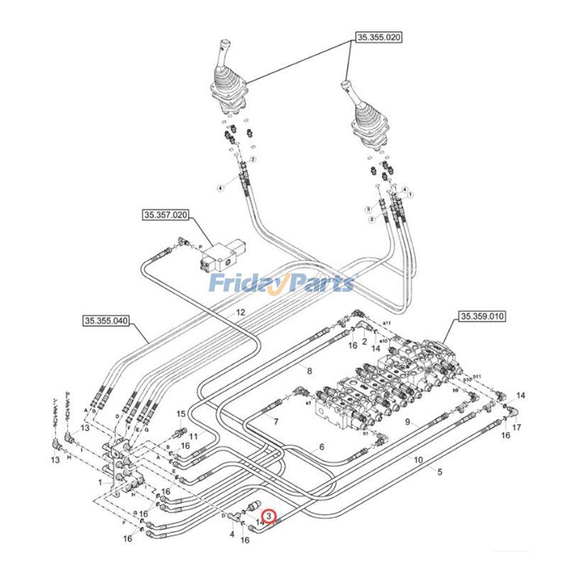 Drucksensor 31Q4-40830 für New Holland Bagger E57C E60Cfür Für New Holland
