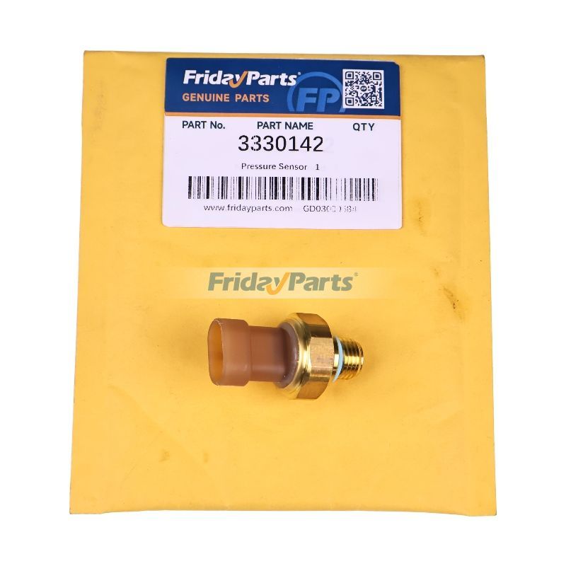 Pressure Sensor 3330142 for Cummins Engine QSM11 ISX15 QSX15 Hyundai Excavator R450LC-7 R500LC-7 R500LC-7A