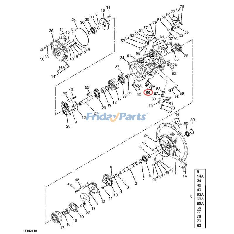 JOHN DEERE用エンジン用圧力センサー