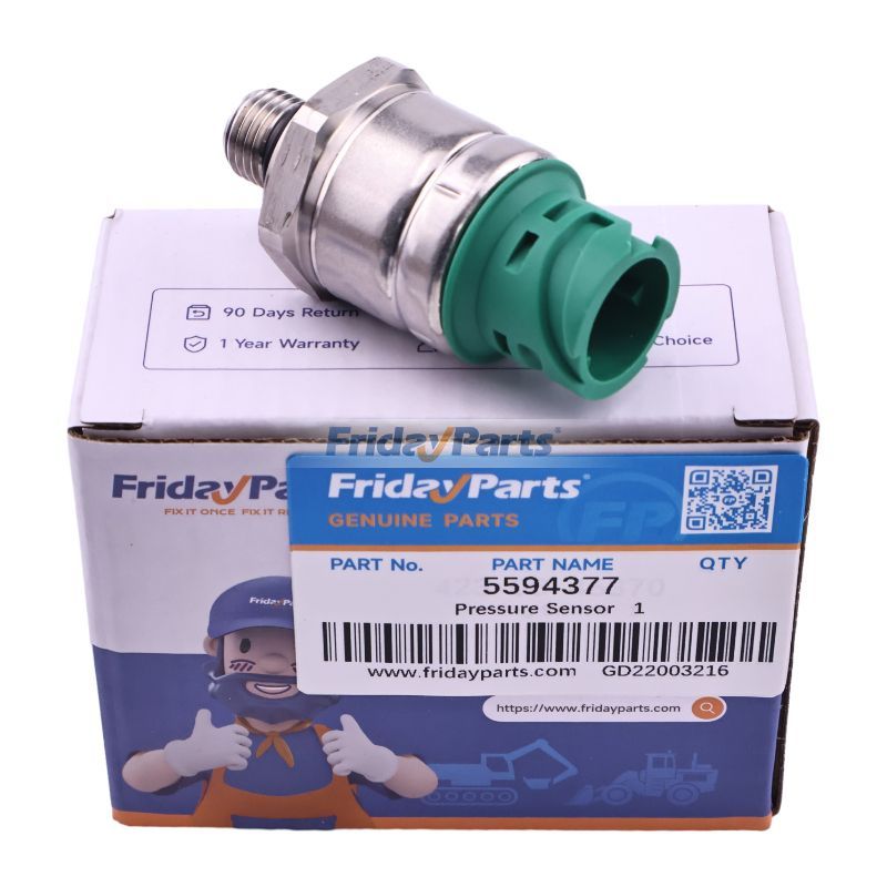 Pressure Sensor 5594377 for Cummins Engine QSK19 QSK23 QSK50 QSK60 QSK78 QST30 ISL9 K50