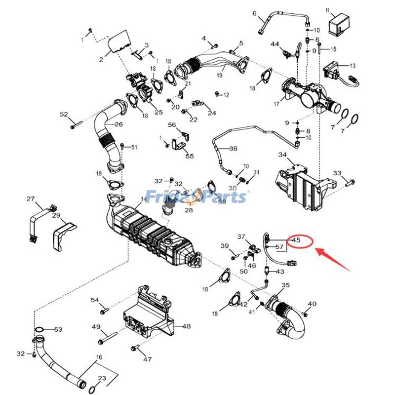 エンジン,エクスカベーター,ローダー,トラクター 圧力センサー 1050K 370E 410E 460E