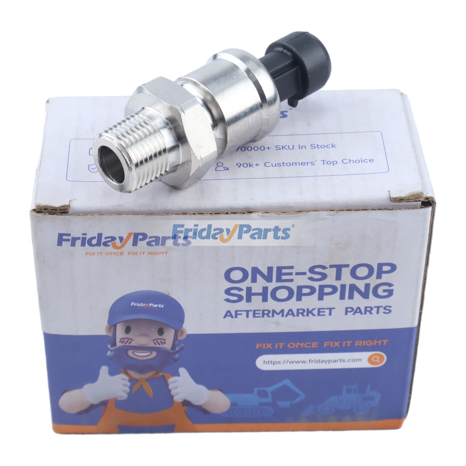 Pressure Sensor Transducer AN202690 for John Deere Engine 4045 6068 6076 Sprayer 4630 4700 4710 4720 4730 4830 4920 4930