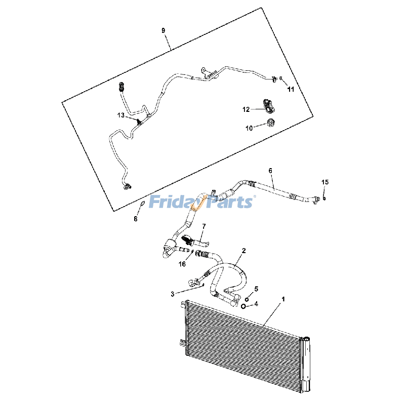 Interrupteur de pression de climatisation pour Chrysler Dodge Jeep Ram 12-21pour Véhicule
