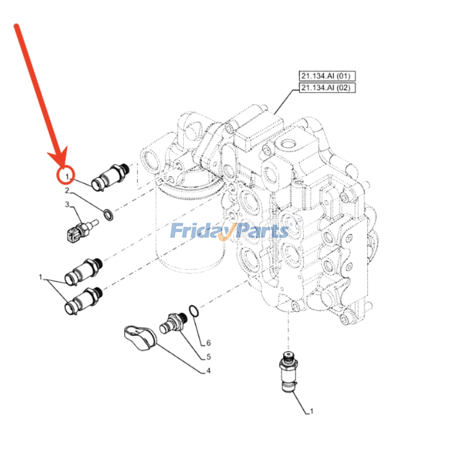Pressure Switch for Tractor