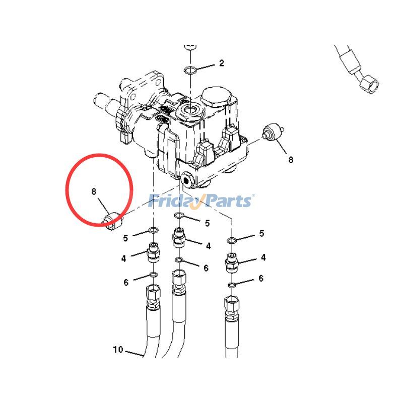 Interrupteur à pression Pour JOHN DEERE