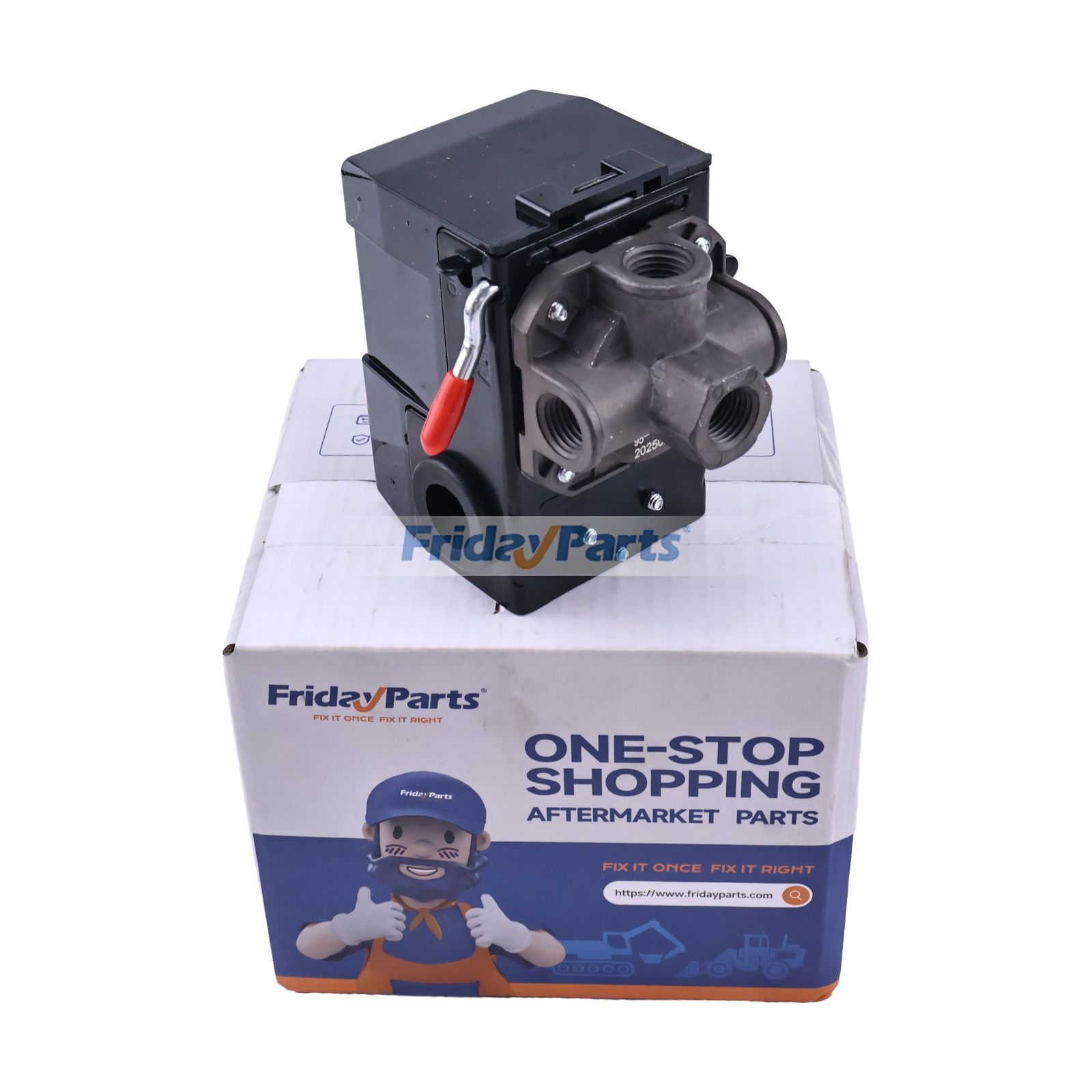 DeVilbiss エアコンプレッサー用圧力スイッチ CAC-4332 CAC-4332-1