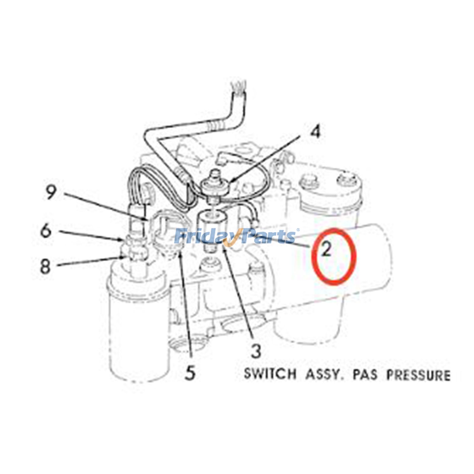 Pressure Switch for Tractor