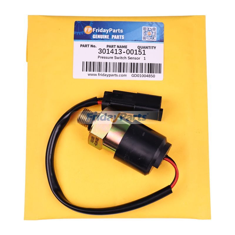Sensor de pressostato 301413-00151 para escavadeira Doosan DX150