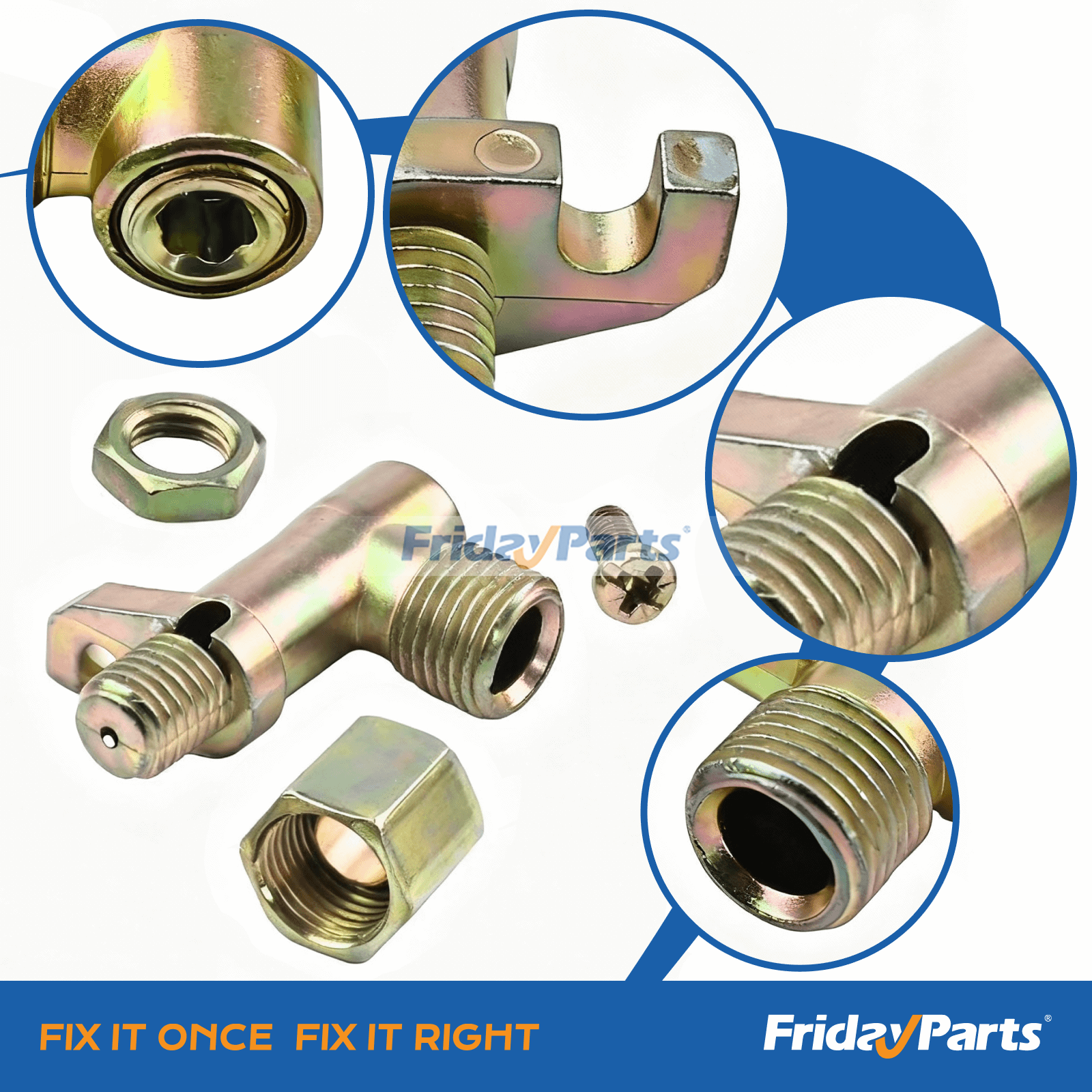 Pressure switch unloader valve CW212400AV adjustment screw and connection detail