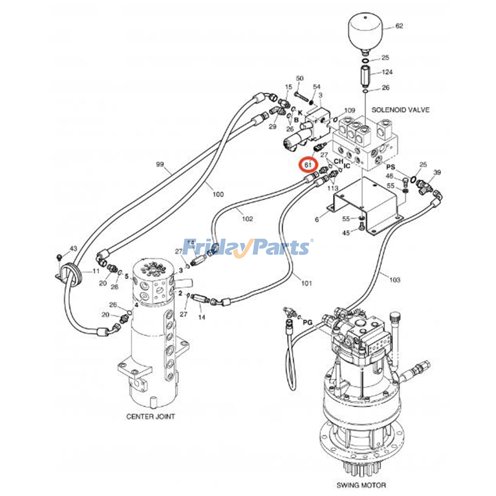 Pressure Sensor for Excavator