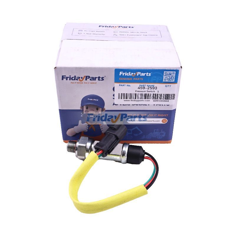 Pressure Switch 459-2593 for Caterpillar CAT Engine C11 3456 C18 C9 C9.3 C15 Loader 966H 988G 988H 992G 992K
