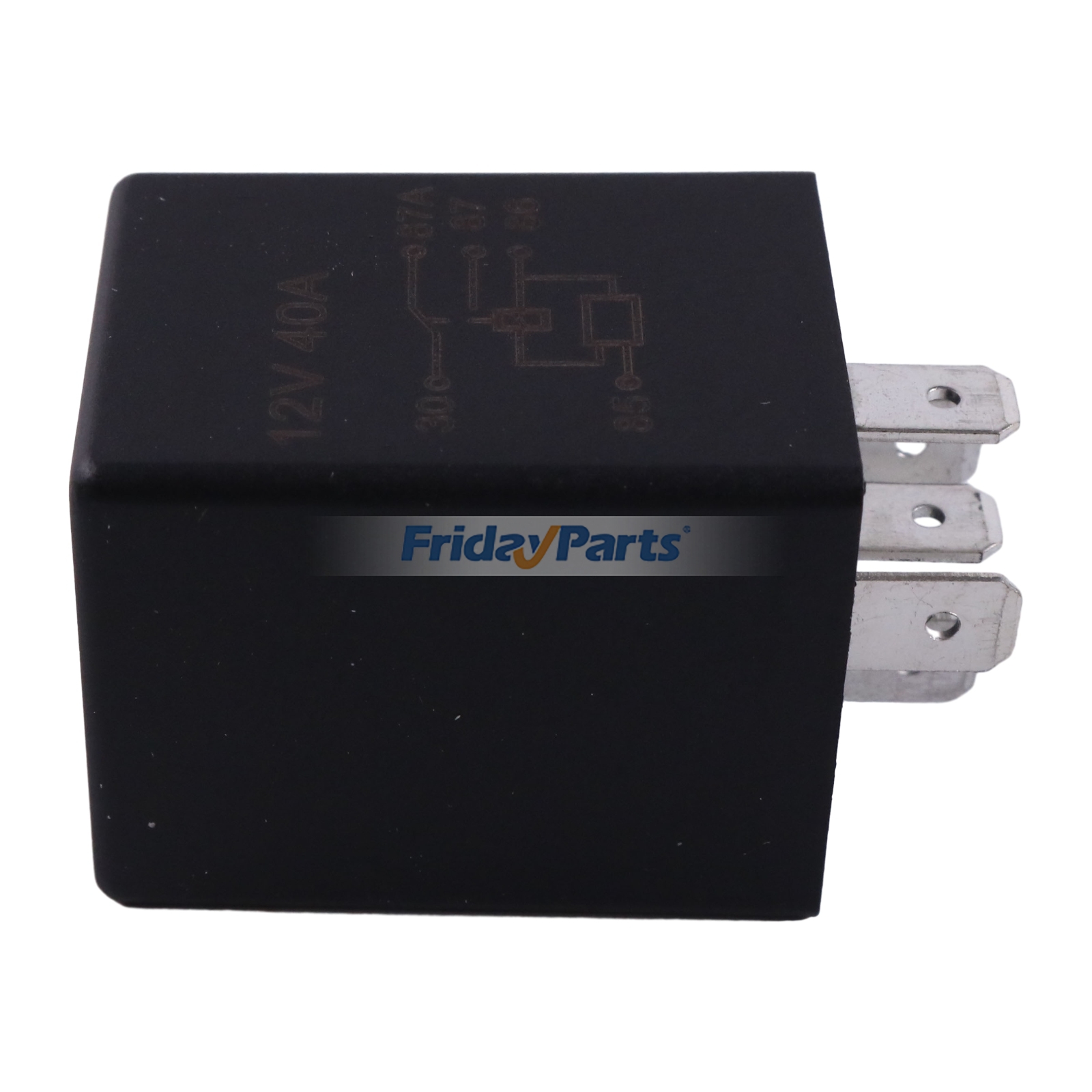 Compre Impedir que o HID dê partida antes de dar partida no motor 10 segundos 12 V 40 A 5 pinos SPDT relé de retardo de tempo para chicotes de fiação HID de feixe duplo único na FridayParts