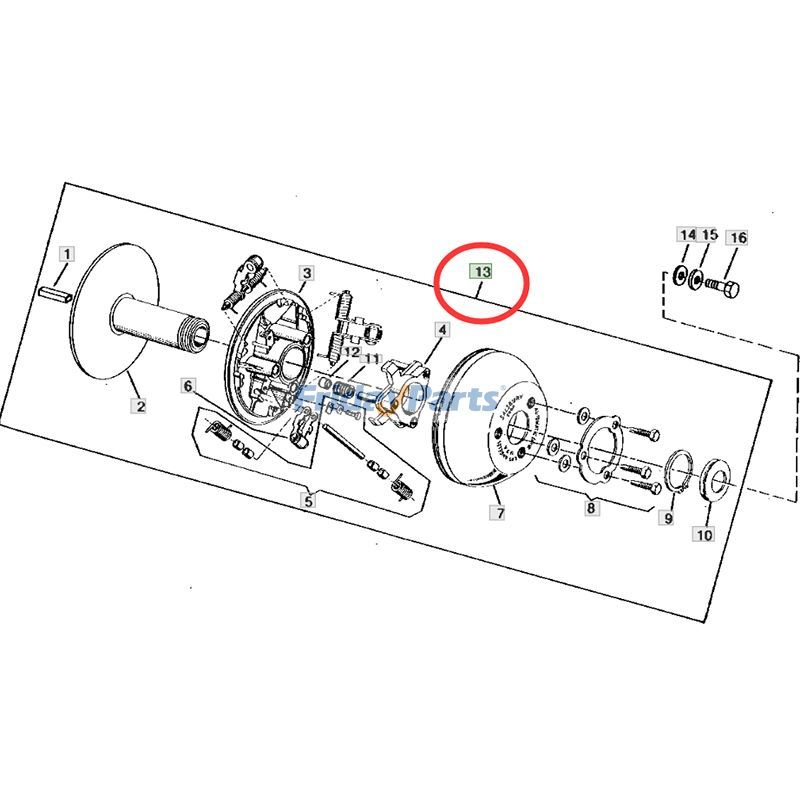 FridayPartsのプライマリクラッチゲーター
