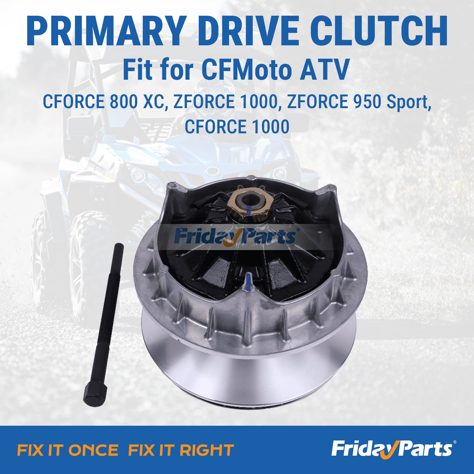 Primary Drive Clutch for Sport UTV/ATV