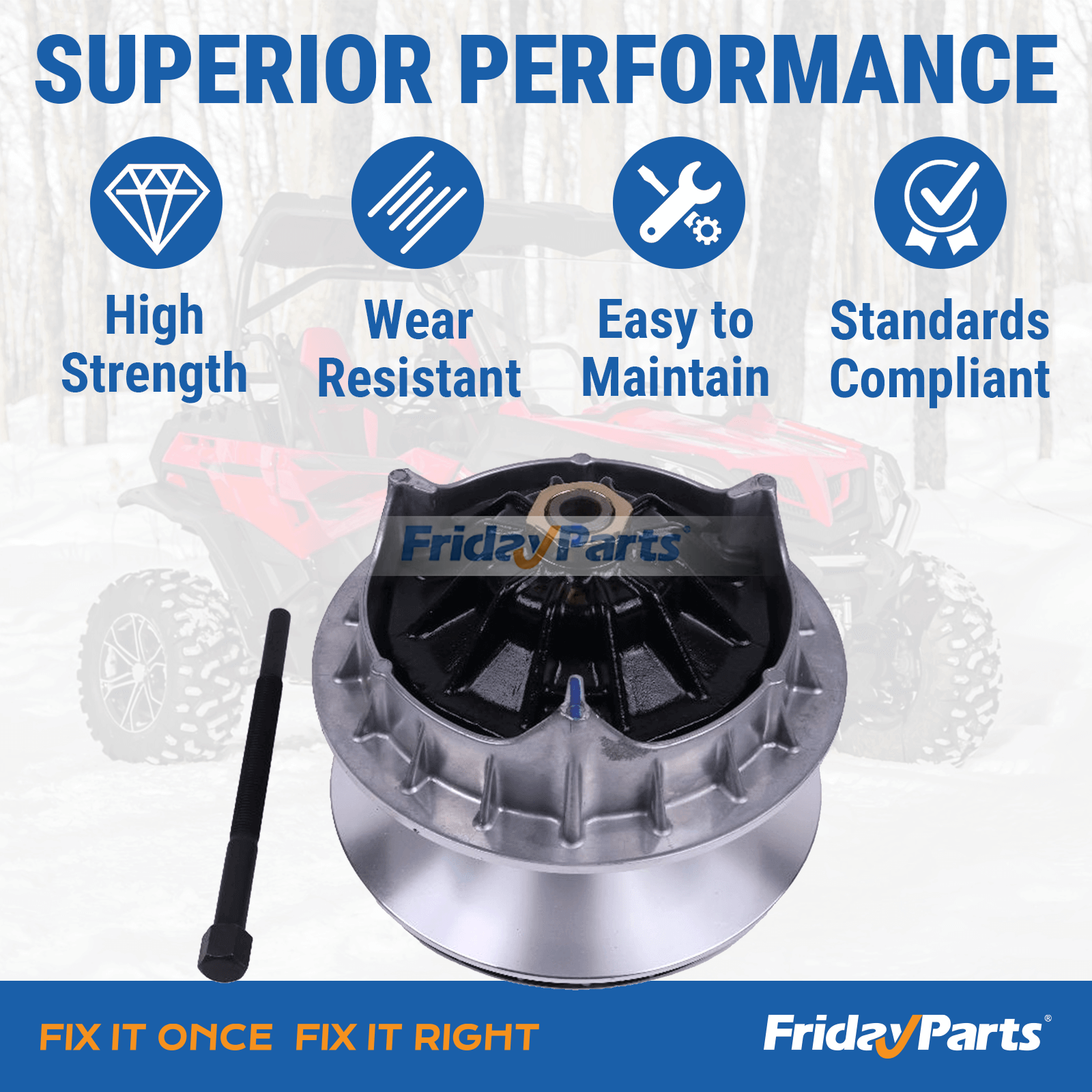 Sport UTV/ATV Primary Drive Clutch