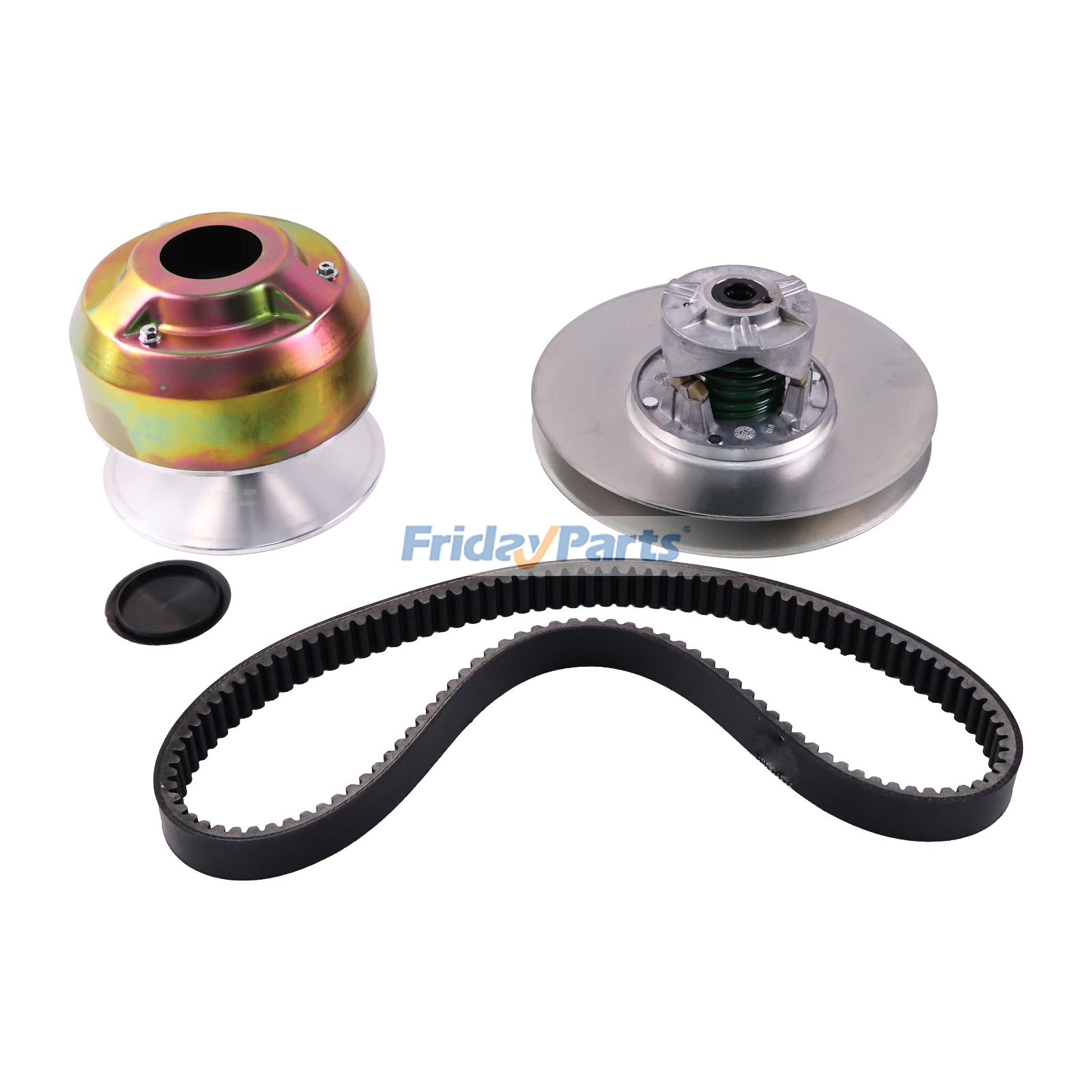 Kits de embrague de transmisión primaria y secundaria con correa AM138485 AM138486 UC14244 para vehículos utilitarios John Deere HPX 4X2 4X4 Trail HPX615E de FridayParts