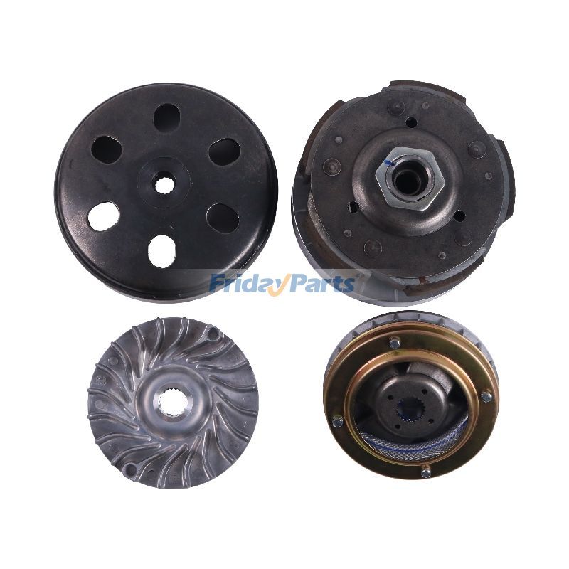 FridayPartsのプライマリー＆セカンダリードライブコンプリートクラッチプーリー