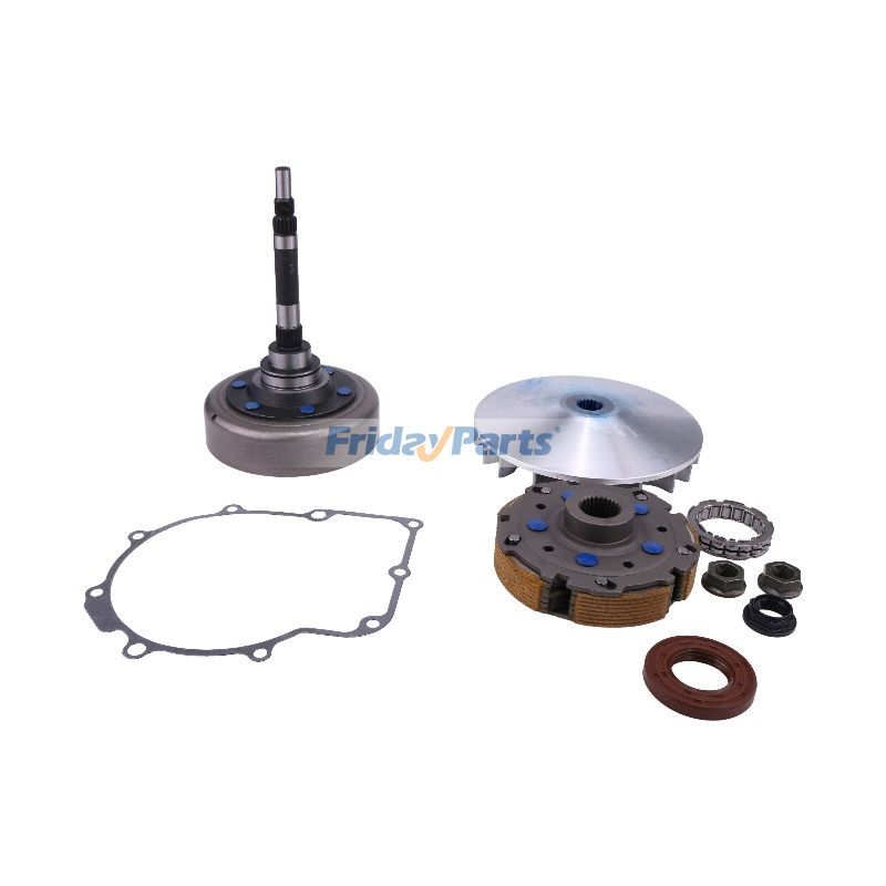 FridayPartsのプライマリーシーブクラッチキャリアハウジングワンウェイガスケットキット ATV 600