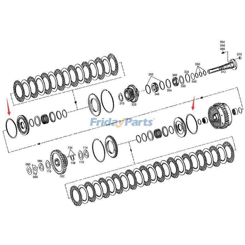 2 Stück Profildichtring 0750112139 für ZF-Getriebe 4WG180 4WG200für Für ZF