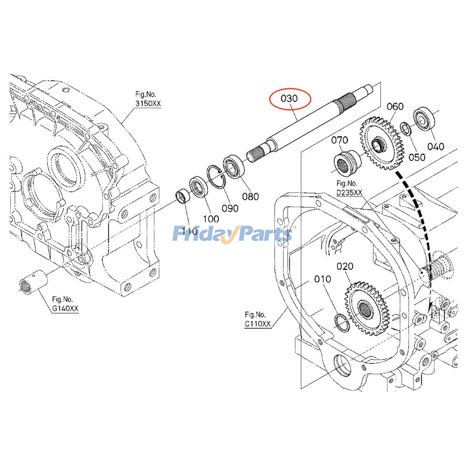 Propeller Shaft for Tractor