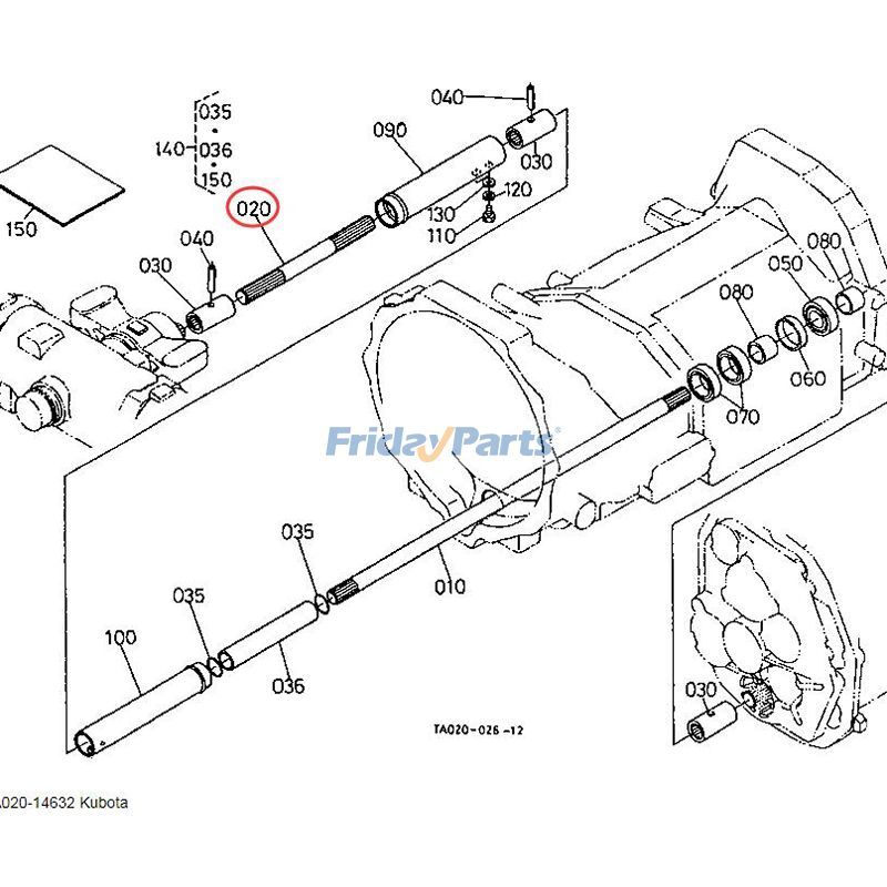 Propeller Shaft for Tractor