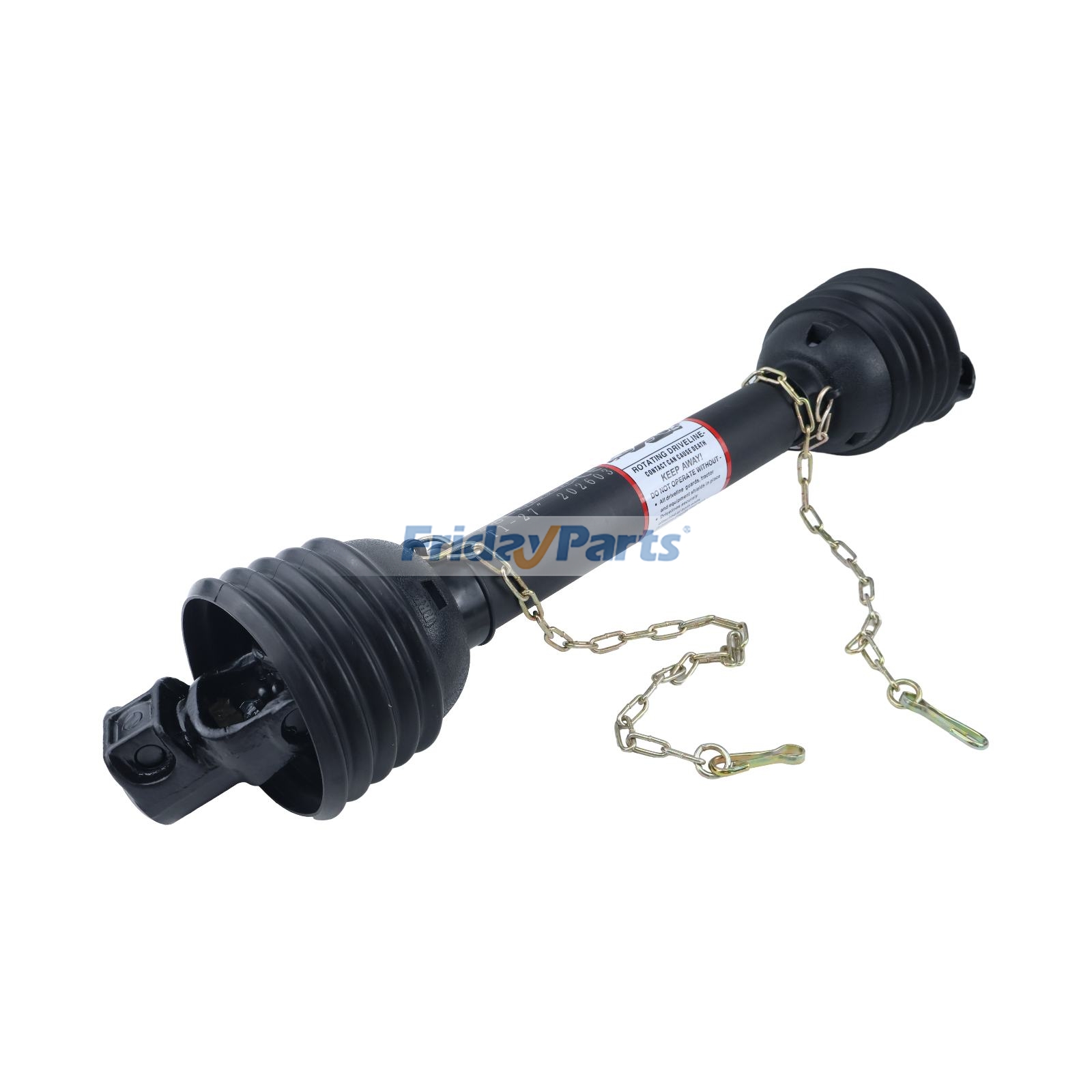 PTO Drive Line for 1-3/8x6 Spline Tractor End 27" - 33" Length Series 1