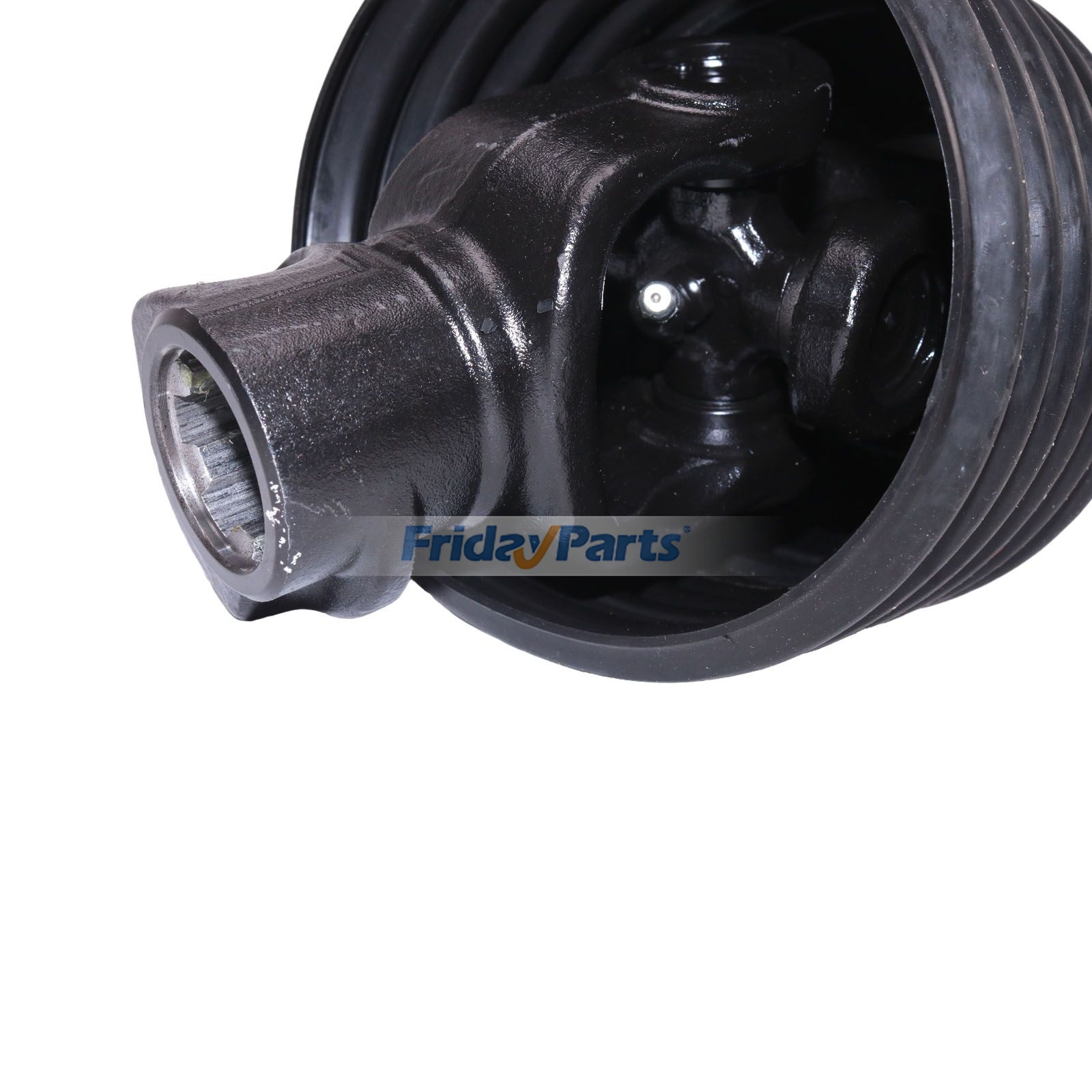 Línea de transmisión de toma de fuerza para tractor con extremo estriado de 1-3/8 x 6, de 36" a 42" de longitud, serie 4