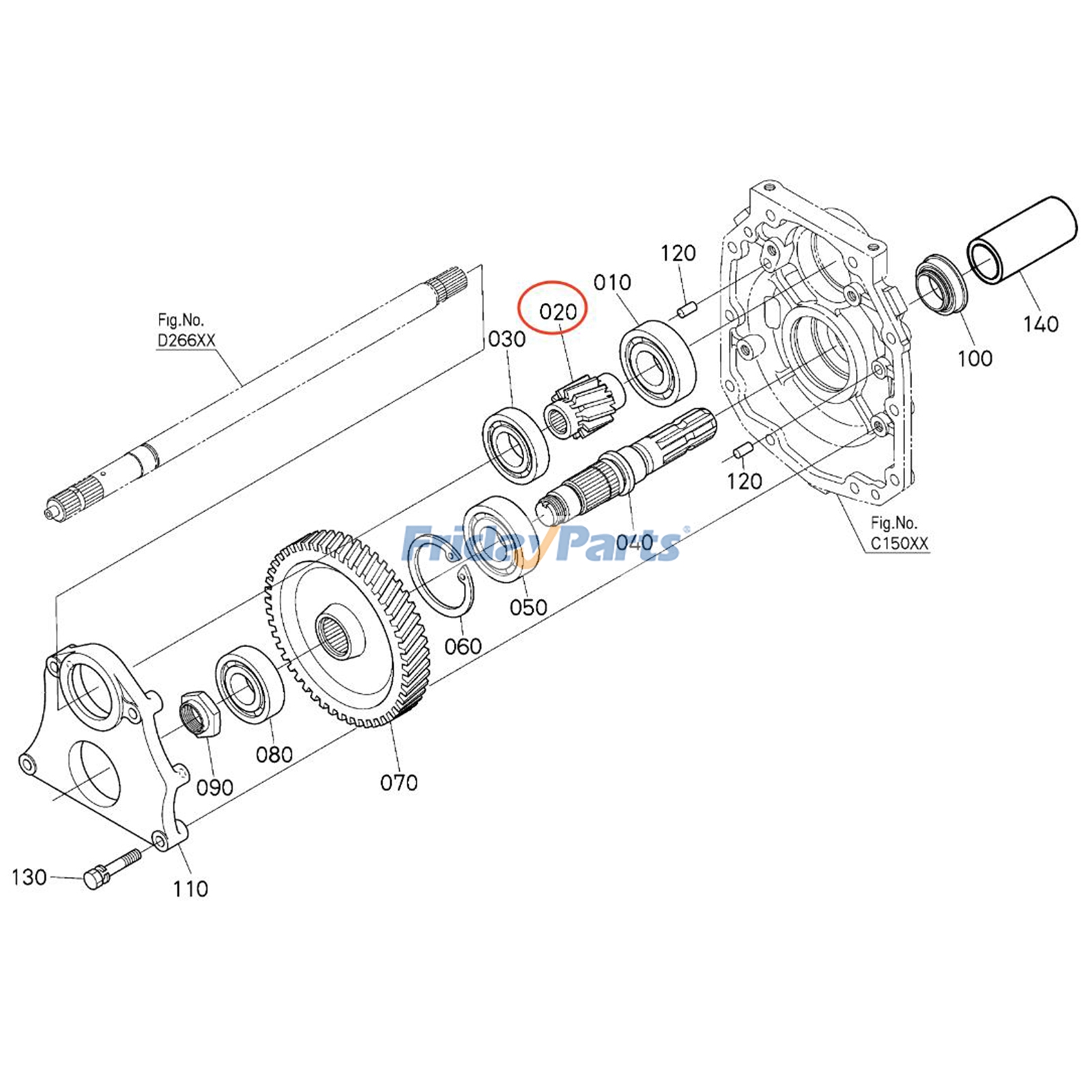 PTO Gear for Tractor
